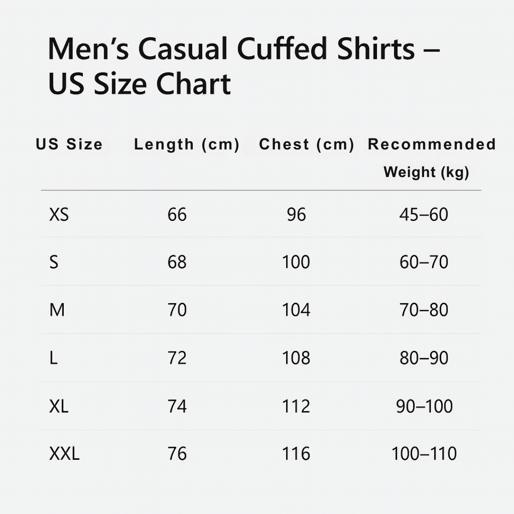 Men's casual cuffed T-shirt