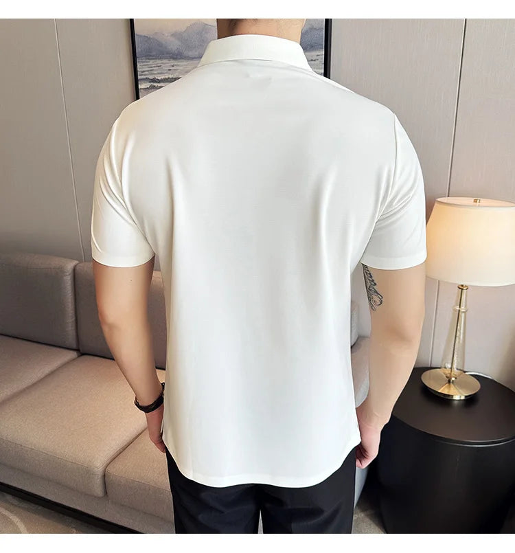 Kingsley Elastic Polo Shirts