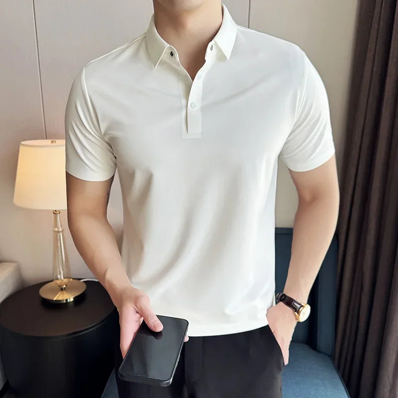 Kingsley Elastic Polo Shirts