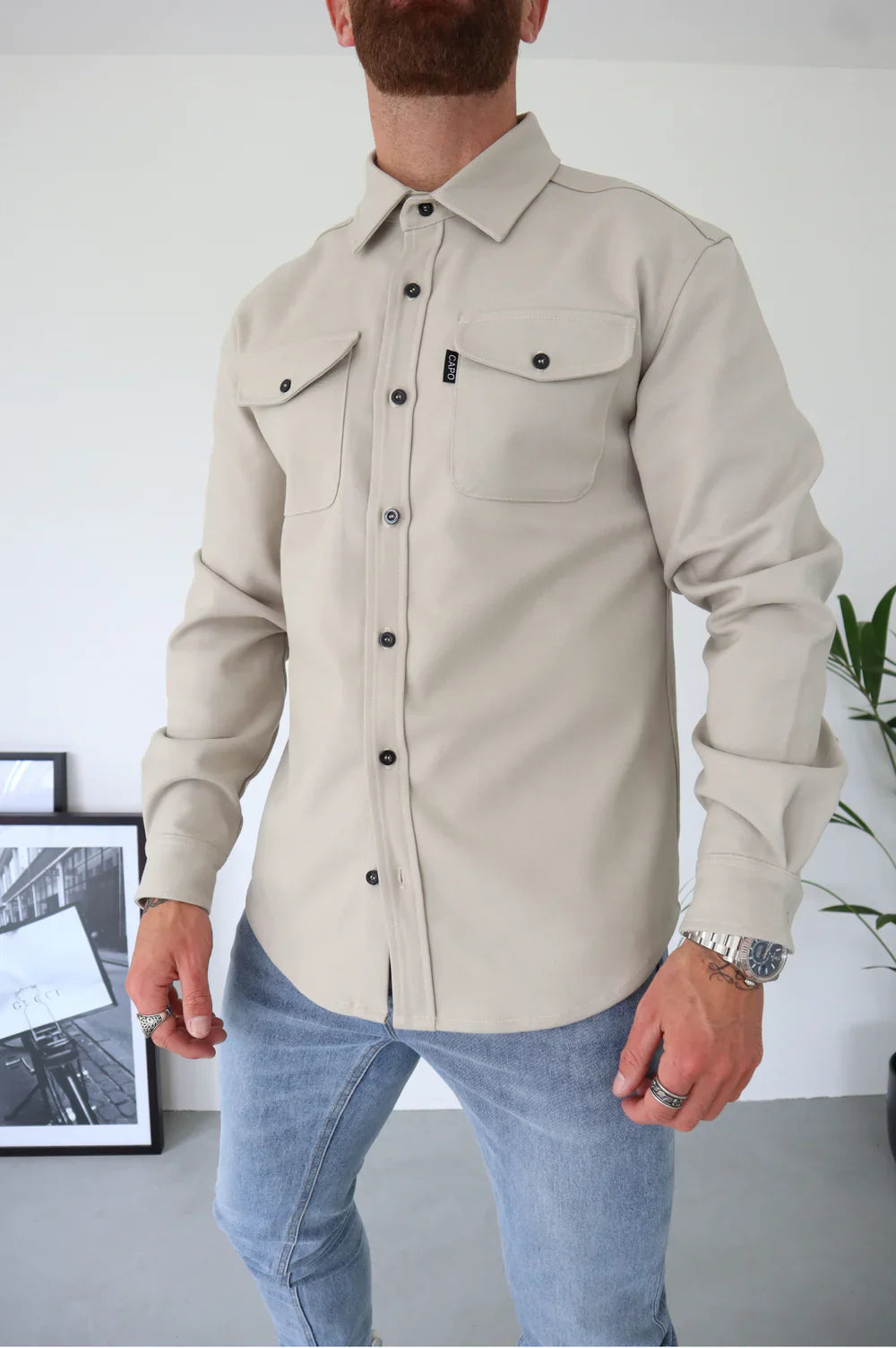 Eunoia Supreme Casual Over-Shirt