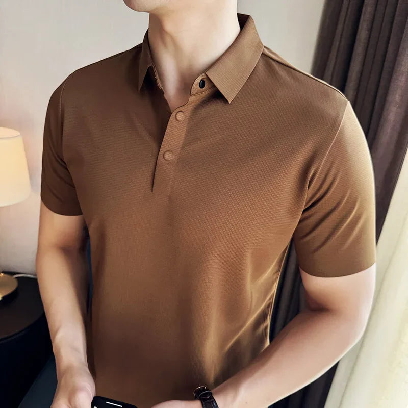 Kingsley Elastic Polo Shirts