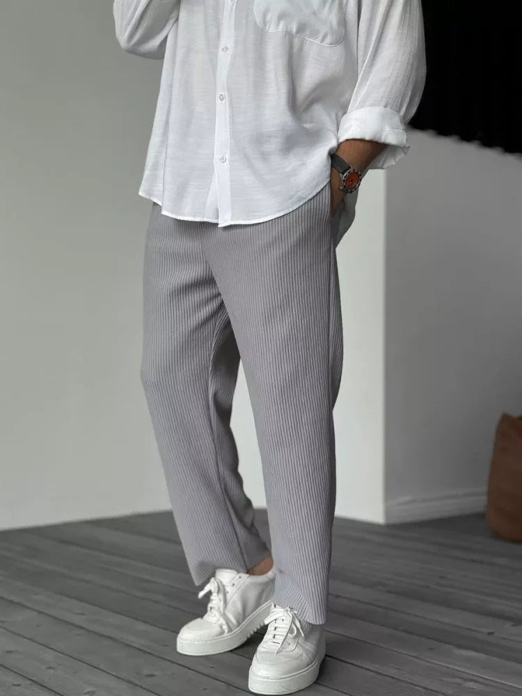 Eunoia Casual Pleated Pants