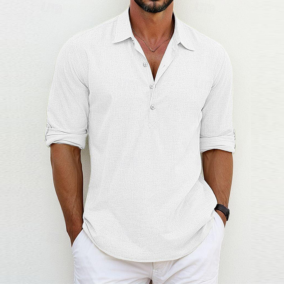 Preston™ Classic Cotton & Linen Shirt