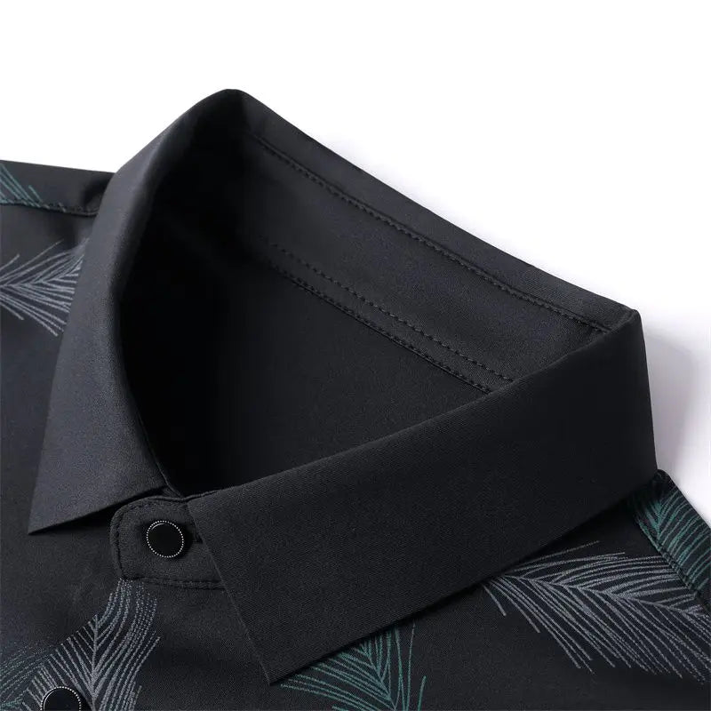 Bordeaux Noir Feather Shirt