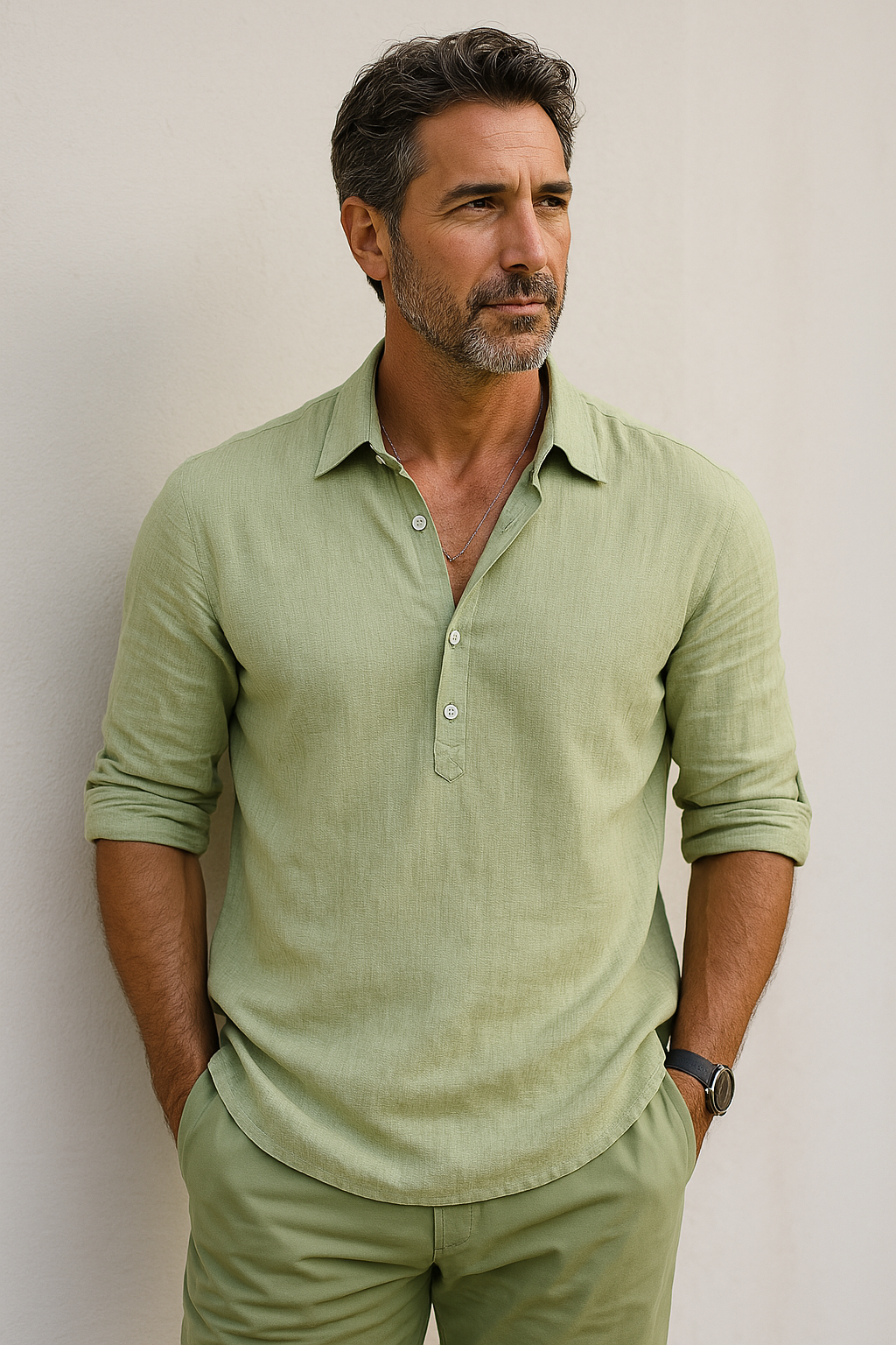 Preston™ Classic Cotton & Linen Shirt