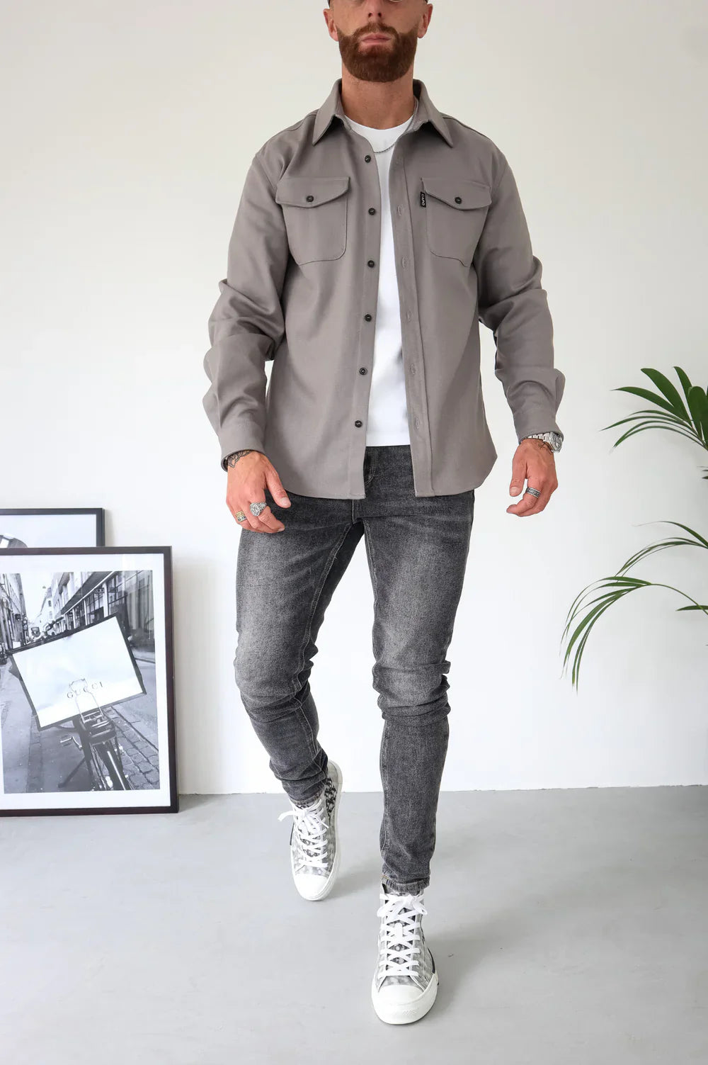 Eunoia Supreme Casual Over-Shirt