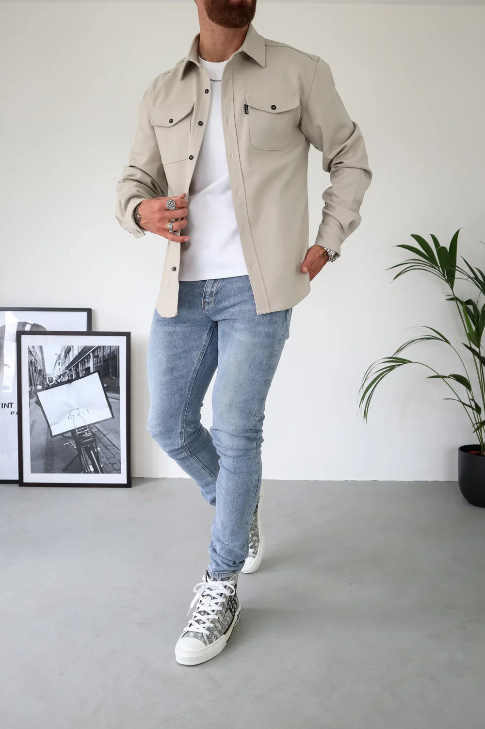 Eunoia Supreme Casual Over-Shirt