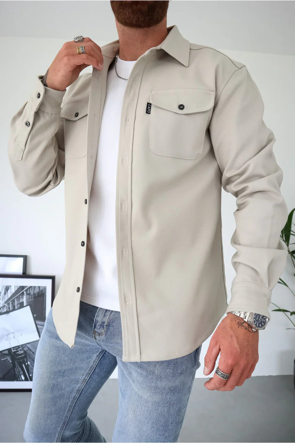 Eunoia Supreme Casual Over-Shirt