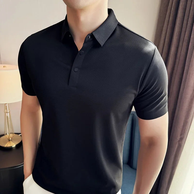 Kingsley Elastic Polo Shirts